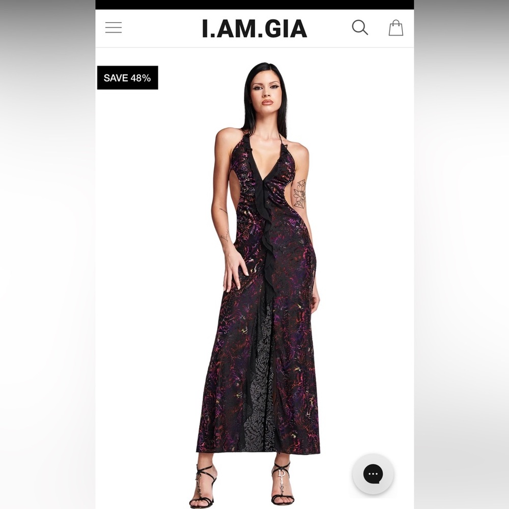 IAMGIA maxi dress worn only once! So many compliments on this one